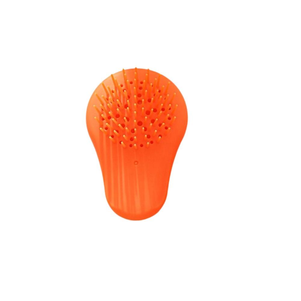 

With Ventilation Holes Massage Comb Dry and Wet Use Head Scalp Massage Combs Hair Styling Tool оранжевый