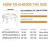 Rectangular Waterproof Coated Tablecloth Reusable Table Mat Table Protection Coat  Tea Table