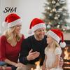 Soft Waxy Winter Hat for Adults Santa Hat, Red Knitted Christmas Kids Adults, Warm Festive Headgear Xmas Party with White Pompom Holiday Accessory