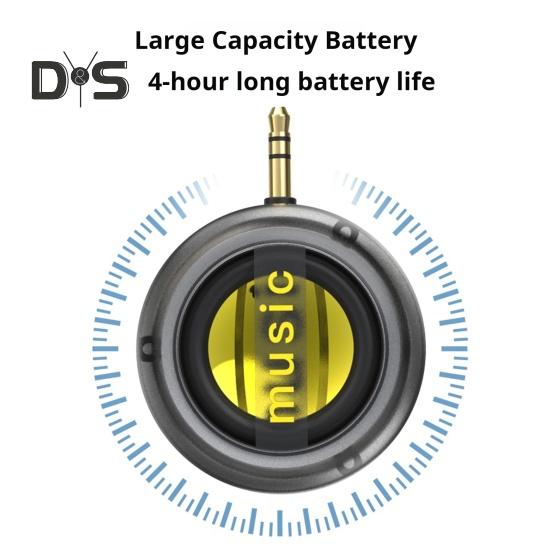 Mini přenosný reproduktor 3,5mm AUX audio rozhraní dobíjecí plug-play univerzální linkový reproduktor pro smartphone s čistými basy