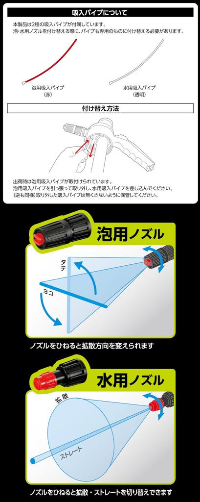 Takagi Foam Spray Gun for Car 2L Foam and Water Upper and Lower Manual Pressure No Batteries Easy Cleaning Straight (Tsubame-Sanjo Brand) Washes,
