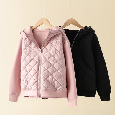 Girls' Winter Coat: Warm, Loose-Fit, Fleece-Lined, Korean Style for Big & Middle Children