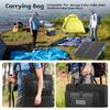 Solar Panel Storage Bags with Shoulder Straps Padded Travel Solar Panel Organizer Multi-Pocket Portable Protection Shoulder Bag