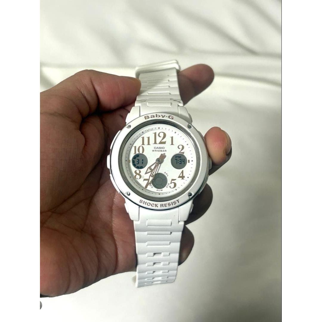 CASIO Baby-G Ana-Digi Watch White Body