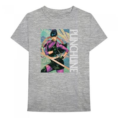 DC Comics T-shirt in Cotone Punchline Unisex per Adulti