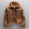 Mens Windbreaker Leather Jackets Military Casual Bomber Coat Male Clothing Winter Autumn Motor Biker Jacket Men Outwear