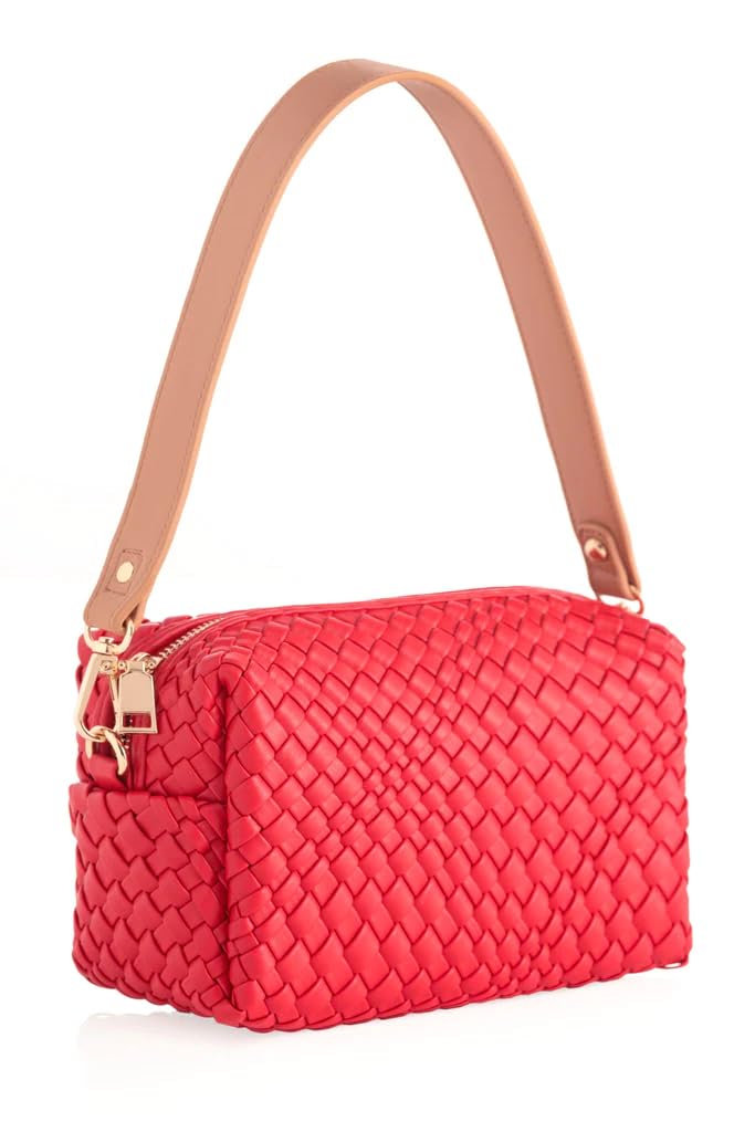 Сумка через плечо BLYTHE BOXY CROSS BODY КРАСНАЯ [Sirarea] Женская