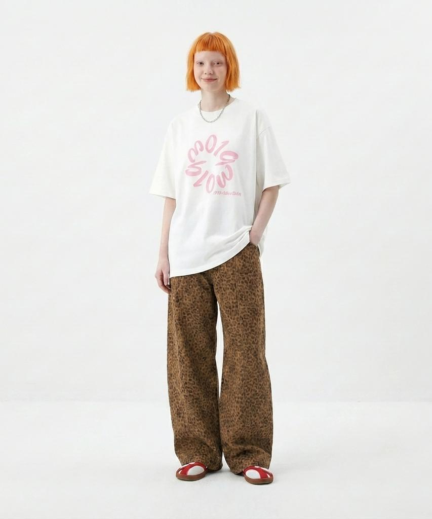 BLOW Pigment_Typography T-Shirt [Pink Logo]
