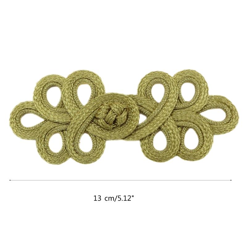 Cheongsam Frog Buttons Closure Sewing Fasteners for Sweater Coat Cheongsam Traditional Handcraft Accessories