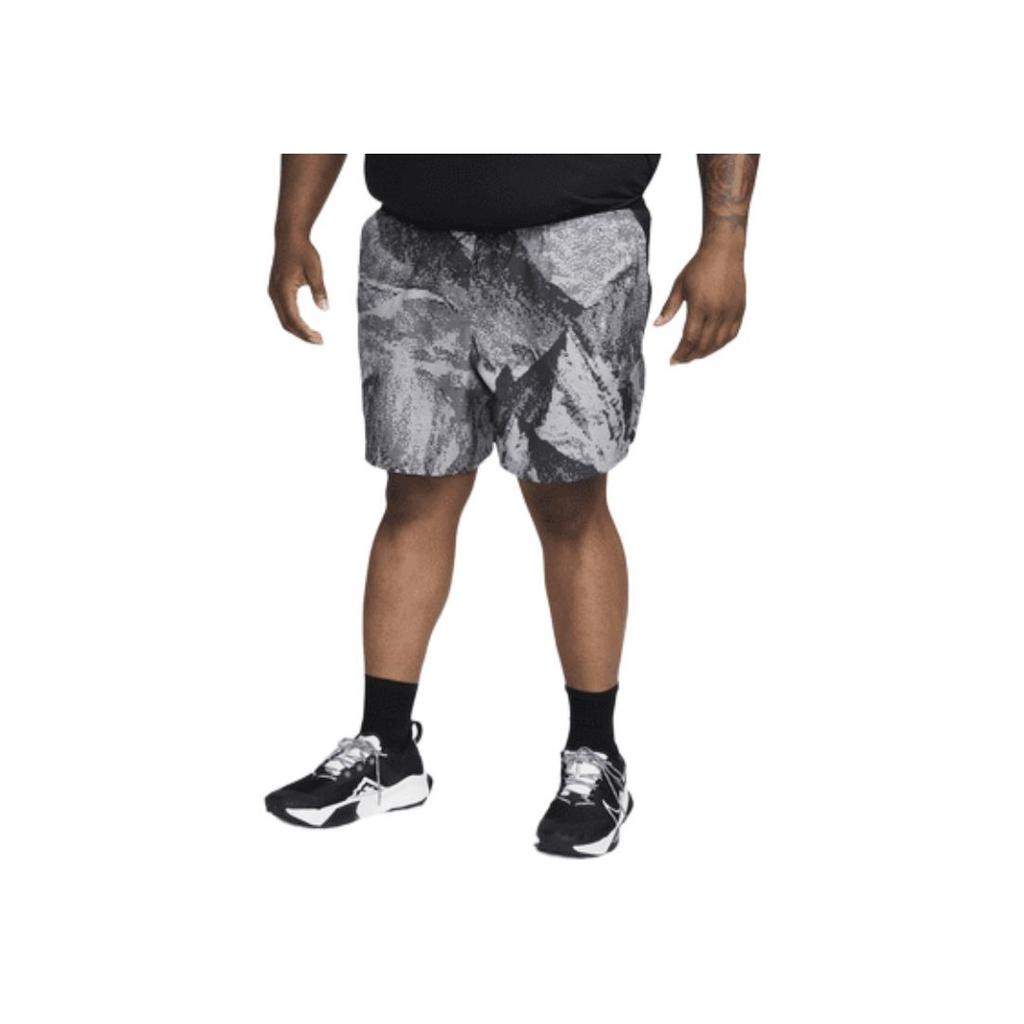 Nike Printed Mid-Rise Fitted Casual Shorts Men shorts Gray FV9949-010