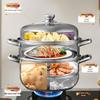 ASD 26CM 304 Stainless Steel Steamer Pot