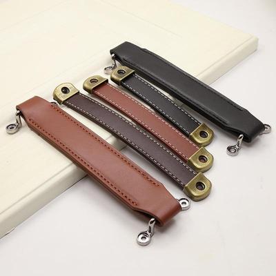 Skórzany uchwyt do szuflady, szafki, krzesła, stołka, pudełka i pudełka prezentowego