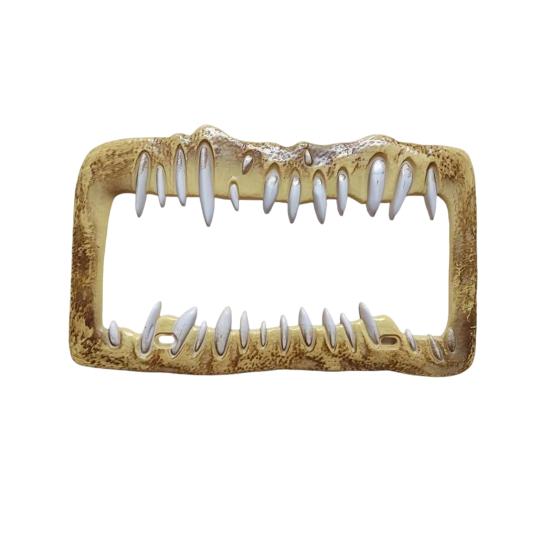 Halloween Horror License Plate Frame Universal Fit Simple Installation Weather-Proof