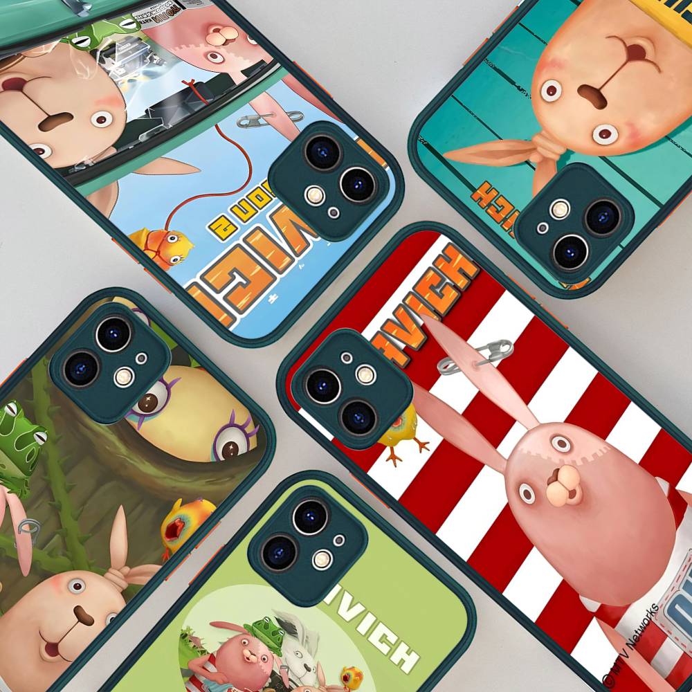Anime U-USAVICH Handyhülle Für iPhone 16e 16 15 14 13 12 11 Pro Max X XS Max Plus Matt Klar