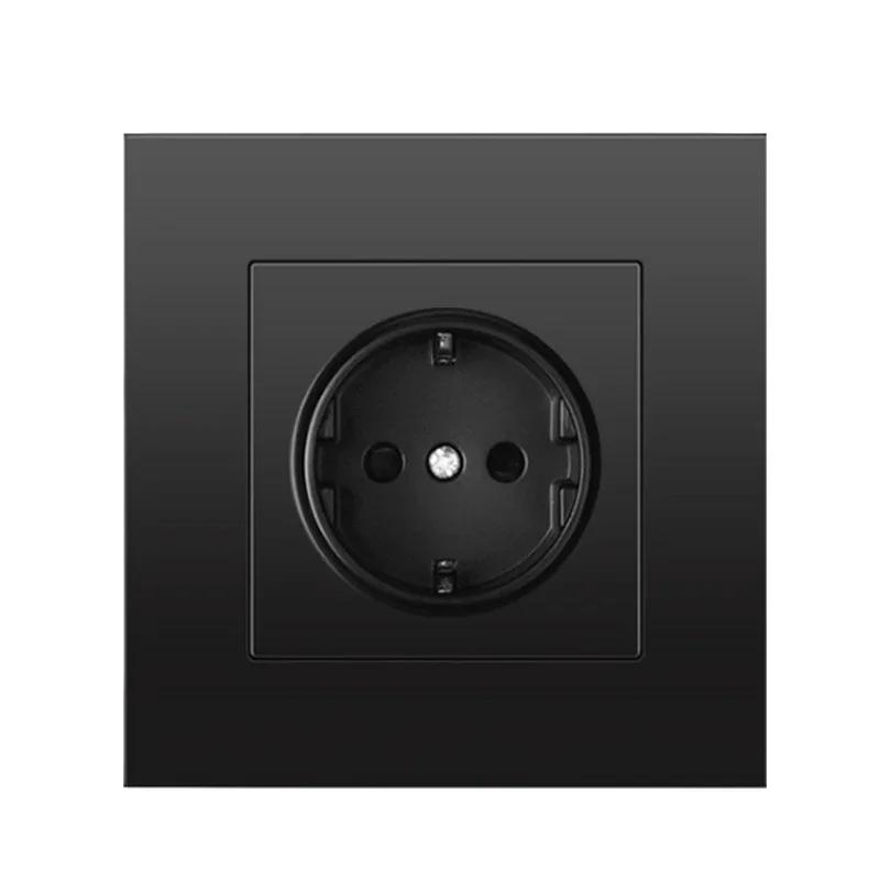 Depoguye High quality retro European lamp switch socket, stainless steel brass toggle switch plate, household wall lamp switch