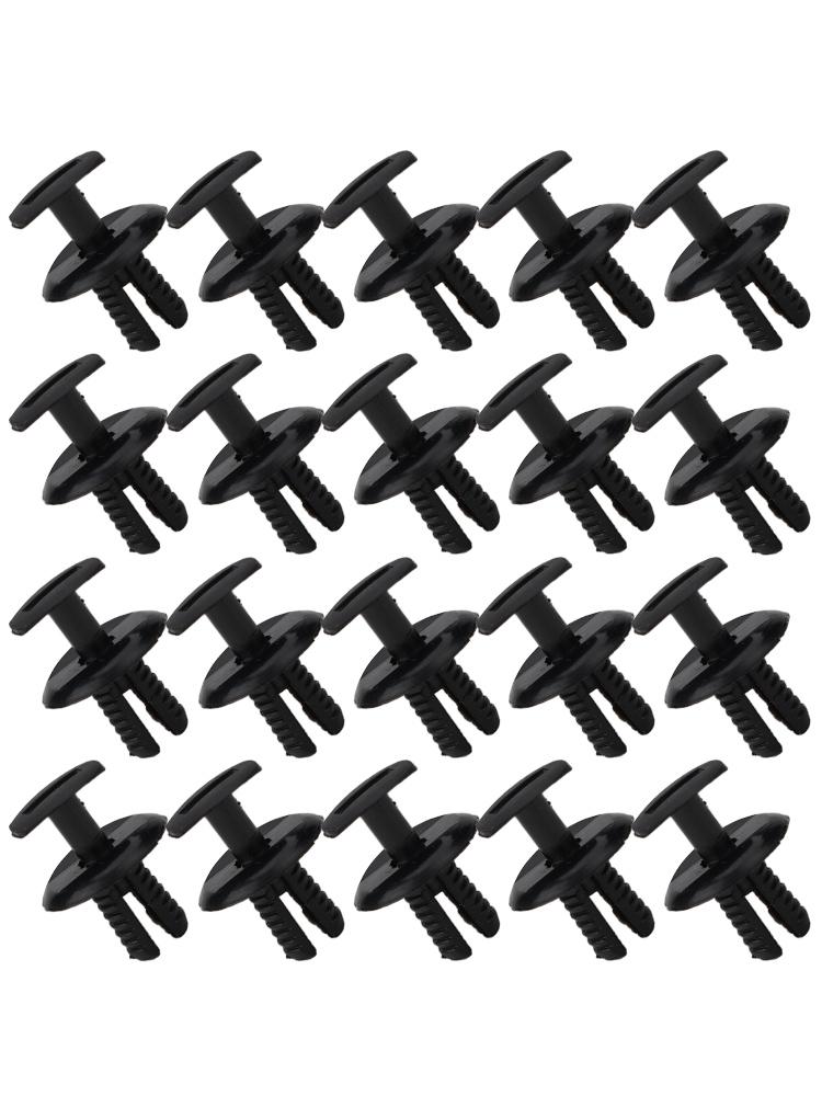 20mm Collar Clips Black Door Trim Clips Lining Trim