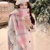 Coldproof Wool Tassel Scarf Korean Style Women Shawl Fashion Winter Cashmere Scarves  Girls