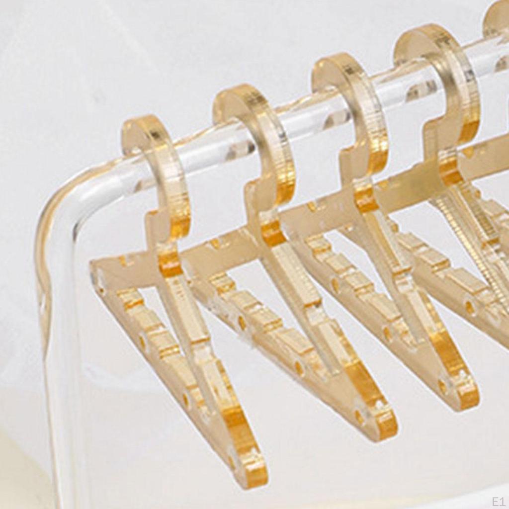 Acryl Ohrringständer Desktop Deko Accessoires Hänger Regal Stil Organizer