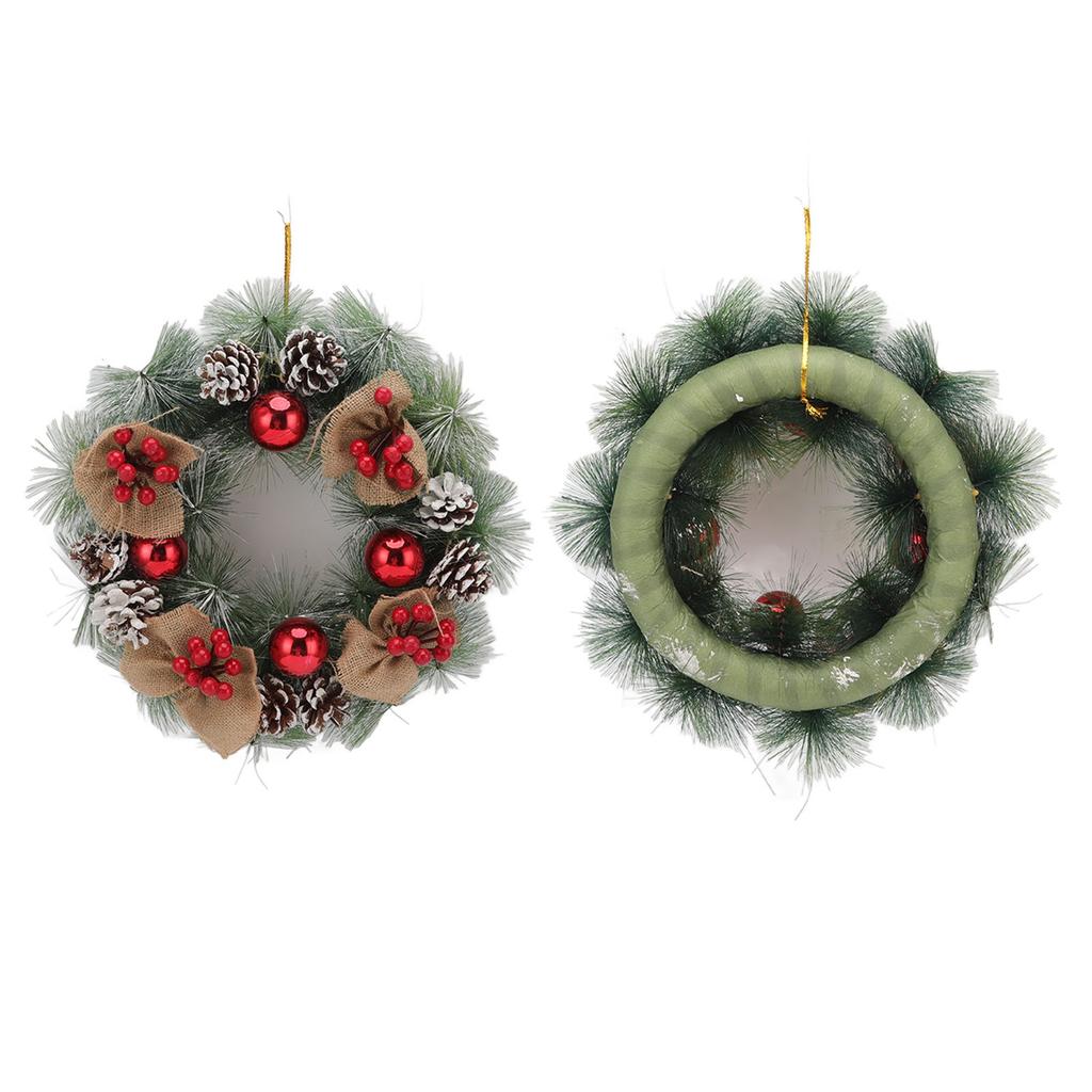 Christmas Garland Vivid Lifelike Pine Needles Christmas Decorative Garland for Front Door Home