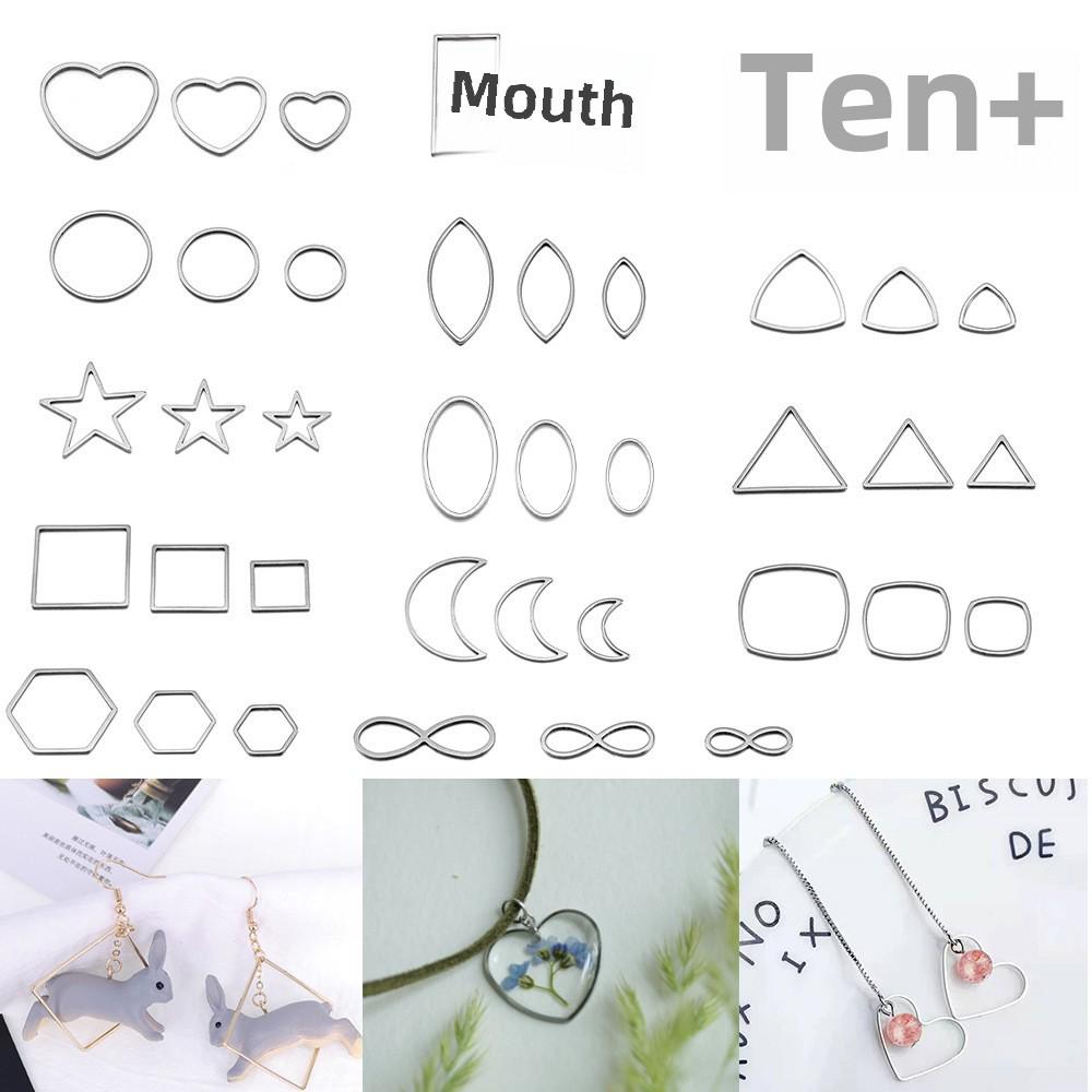 Stainless Steel DIY Pendant Frame for Jewelry Neckties