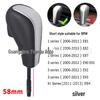 Compatible Gear Knob for BMW 3, 5 Series, Z4 (E90, E60, E92), X1, and E46 Models.