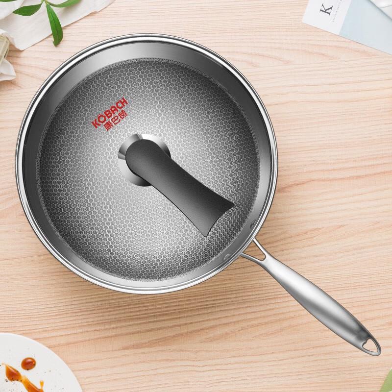 KOMBBACH 32cm Stainless Steel Non-stick Wok