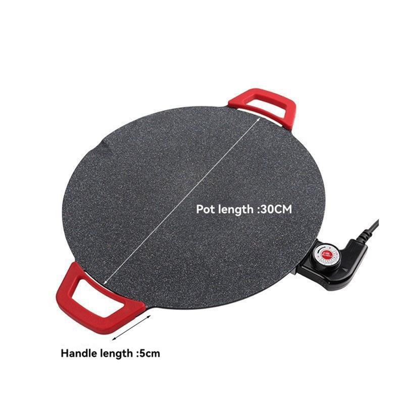 A44Z - Elektrische Grillplatte - Rauchloser Elektrischer BBQ-Grill Backbleche, Antihaftbeschichtete Kochplatte Pfanne Pfannkuchenmacher