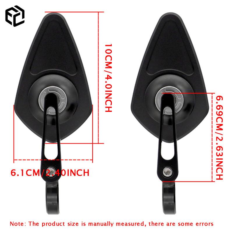 For YAMAHA MT09 MT07 XSR900 Motorcycle Bar End Rearview Mirror Handlebar For MT 09 07 TMAX FZ10 FZ07 NIKEN MT10SP MAJESTY