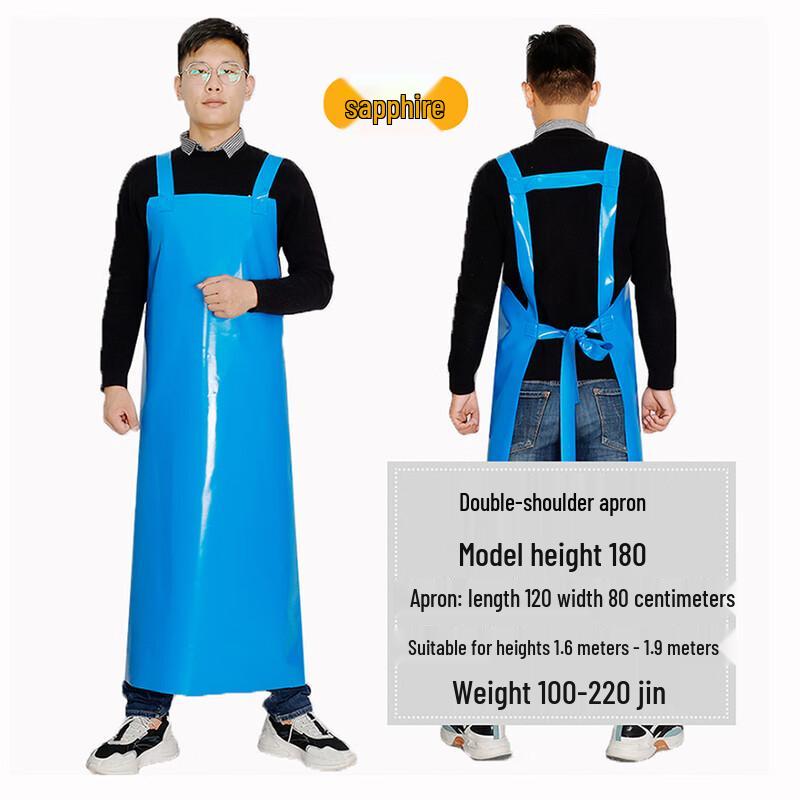 Thickened Waterproof Unisex Bib Apron (2-Pack)