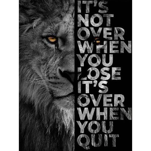 DIY 5D Diamond Painting Ruthless Lion Diamond Mosaic Cross Stitch Kits Home Decoration Full Round Diamond Embroidery