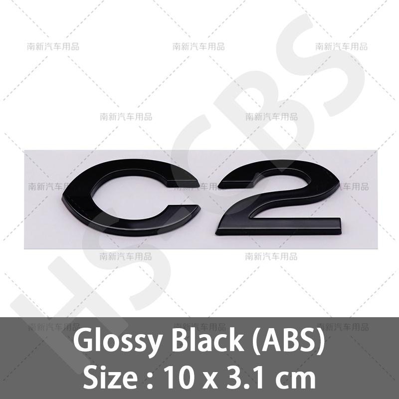 ABS C2 C4 C5 Heckklappen Emblem Logo Plakette Für Citroen C2 C4 C5 Auto Styling Heckklappen Aufkleber Emblem Heckklappen Aufkleber Zubehör ait256