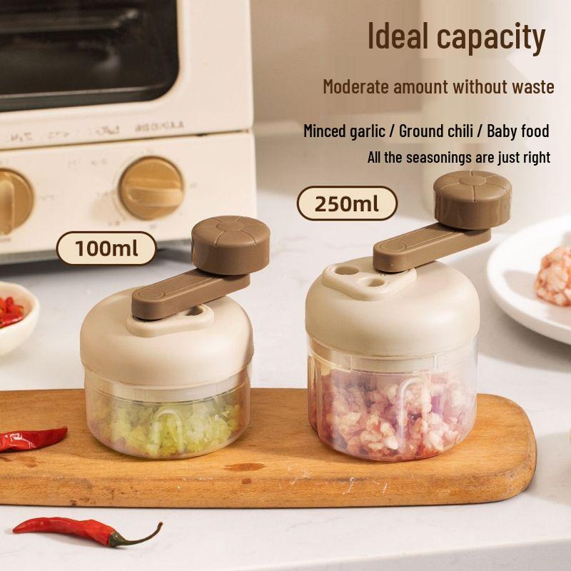 Manual Garlic Masher, Presser, Chopper, Mincer, Paste Maker, and Cutter