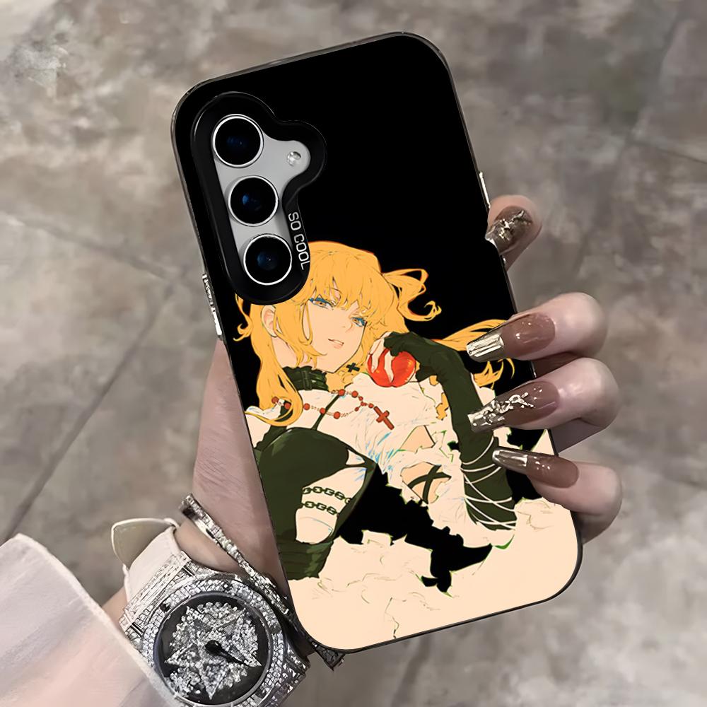 Misa Death Note Phone Case For Samsung S25 Ultra S23 S22 S21 S20 Ultra Plus S24 Fe A54 A55 Color Silver Cover