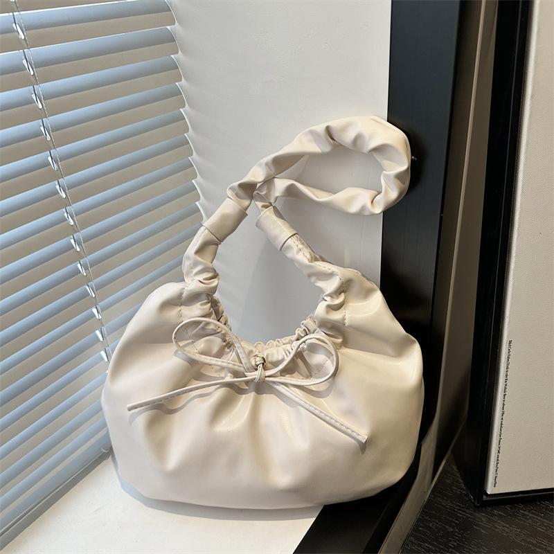 Shoulder Bag for Women Soft Foldable Vegan Leather Crossbody Bags Tote Hobo HandBag Underarm Purses Slouchy Hobo Bags and Tote Bag Women's Y2K Purse