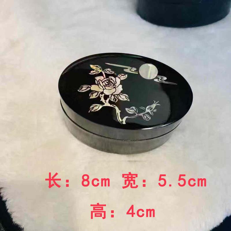 Yangzhou Lacquer Jewelry Box Handmade Shell Inlaid Traditional Craft Gift for Abroad