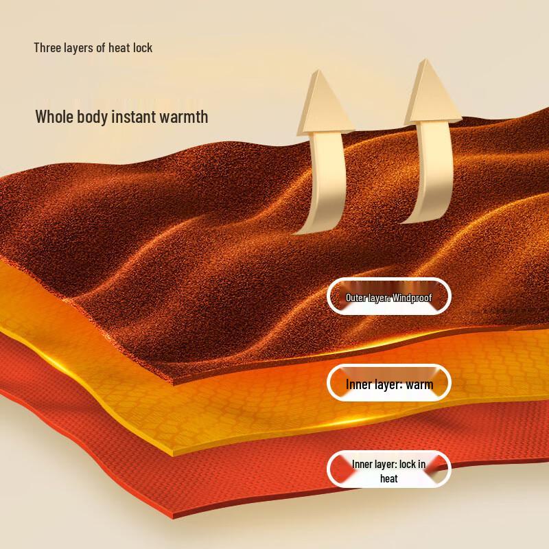 Yu Zhaolin Women's Double-Sided Brushed Seamless Thermal Underwear Set