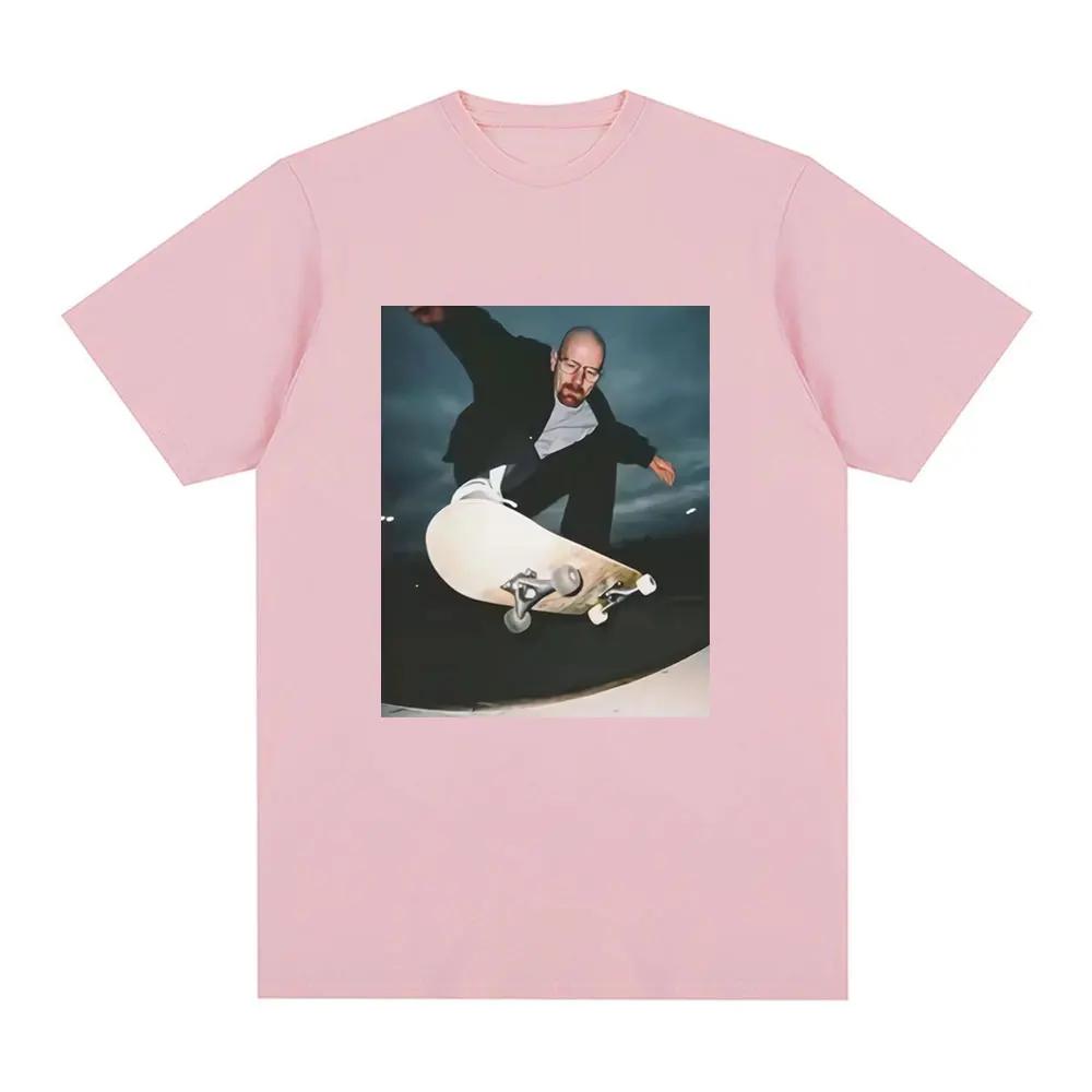 T-shirt Breaking Bad Heisenberg Homme Walter White T-shirt de Skate Années 90 T-shirt Imprimé à Motifs pour Femme T-shirt Décontracté Haut