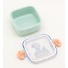 OSK Snoopy Dessert Container, 150ml, Made in Japan, Microwave Safe, Nesting Design, Stylish, Cute, Antibacterial, Perfect for Desserts, Fruits, and Sm