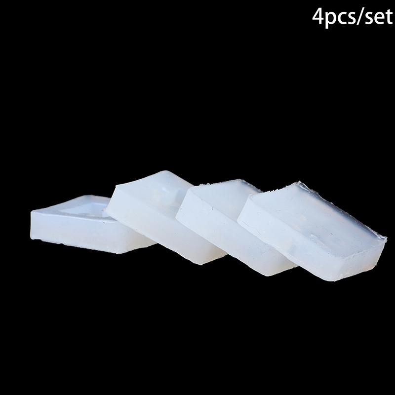 4Pcs/Set Silicone Puzzle Pendant Mold Diy Uv Resin Keyring Mould Jewelry Tool