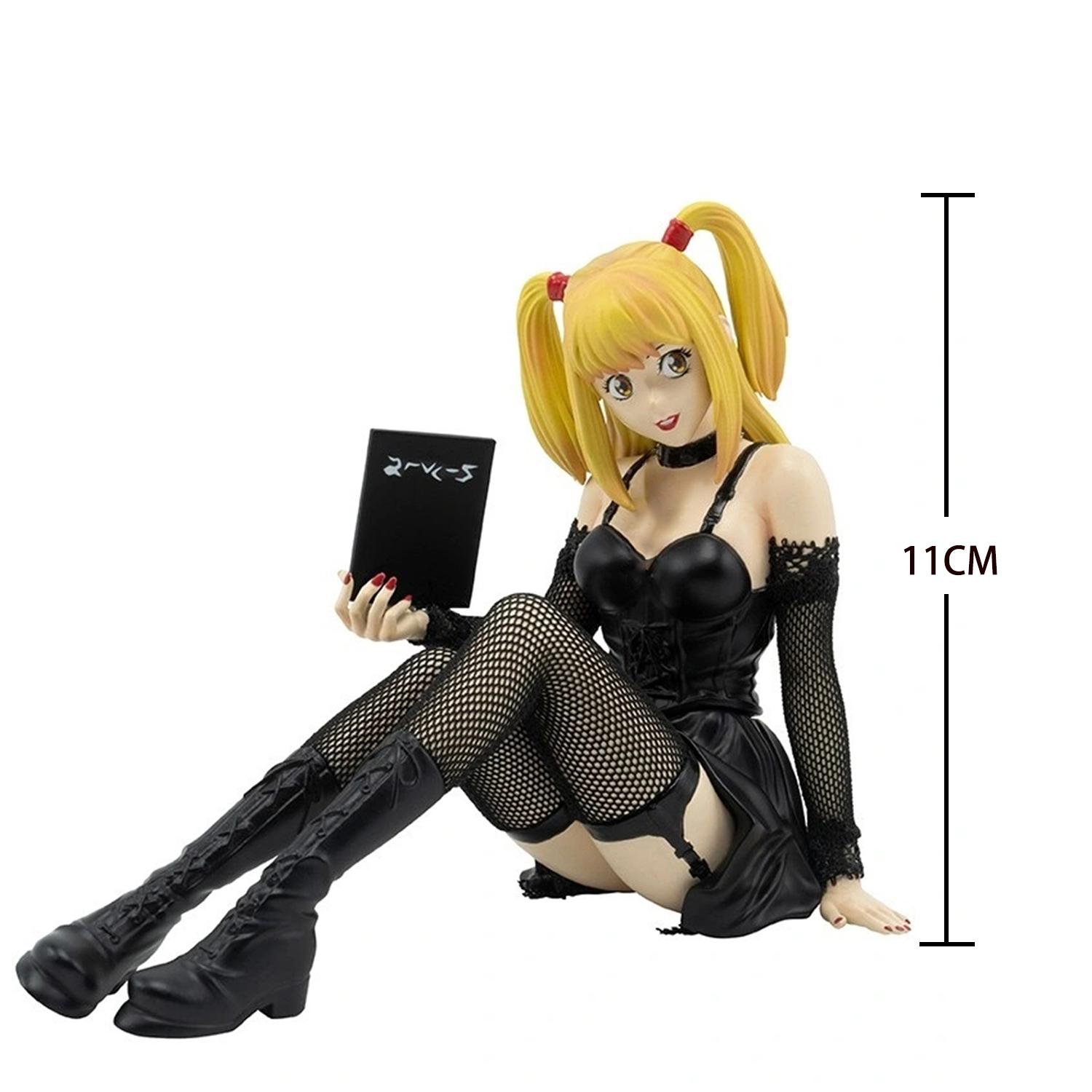 

Anime Figure MisaMisa figure L Lawliet Yagami Light action figure noodle stopper PVC model collections unisex birthday gift 12CM 12CM