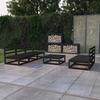 VidaXL Garden Lounge Set 6 Pcs Outdoor Furniture Set Patio Furniture Terrace Furniture Garden Furniture Black 3075313