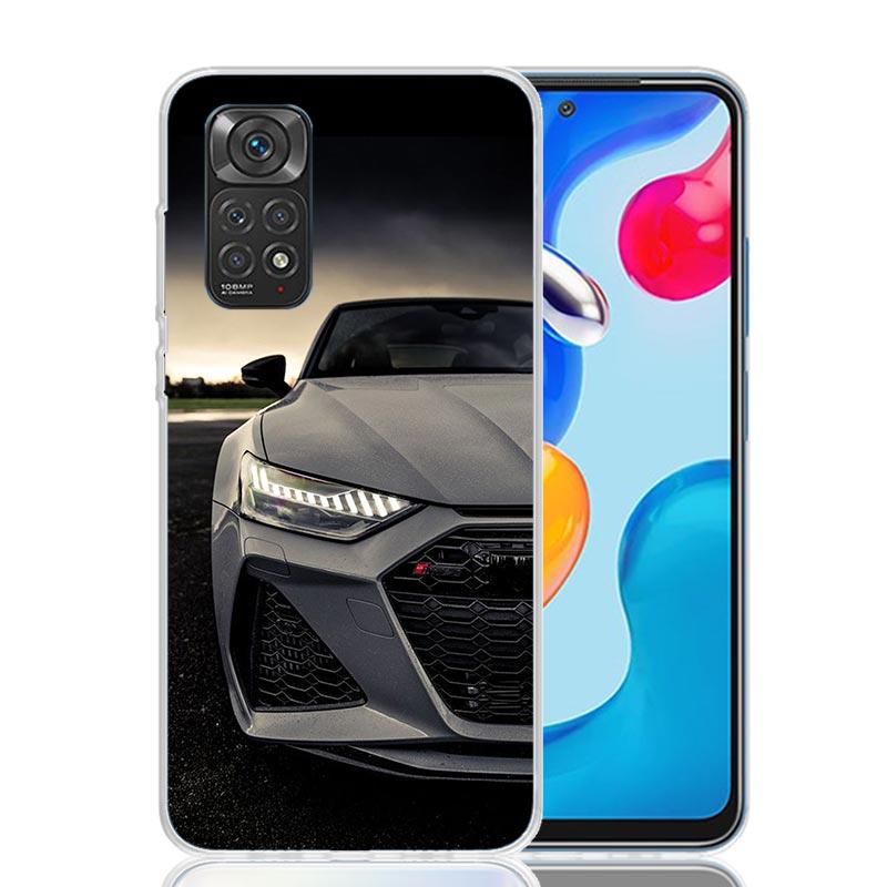 Super Car For A-Audis R-S Sport Phone Case For Xiaomi Redmi Note 15 14 13 12S 12 Pro Plus 11S 11E 11 11T 10S 10 Art Soft Pattern
