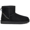 UGG Classic Mini Deco Suede Boot 'Black' Sneakers 1115565-BLK