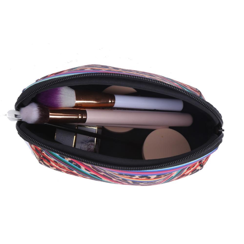 2 Pcs Portable Makeup Case Neoprene Makeup Organizer Durable Toiletry Bag  Handbag Organizer