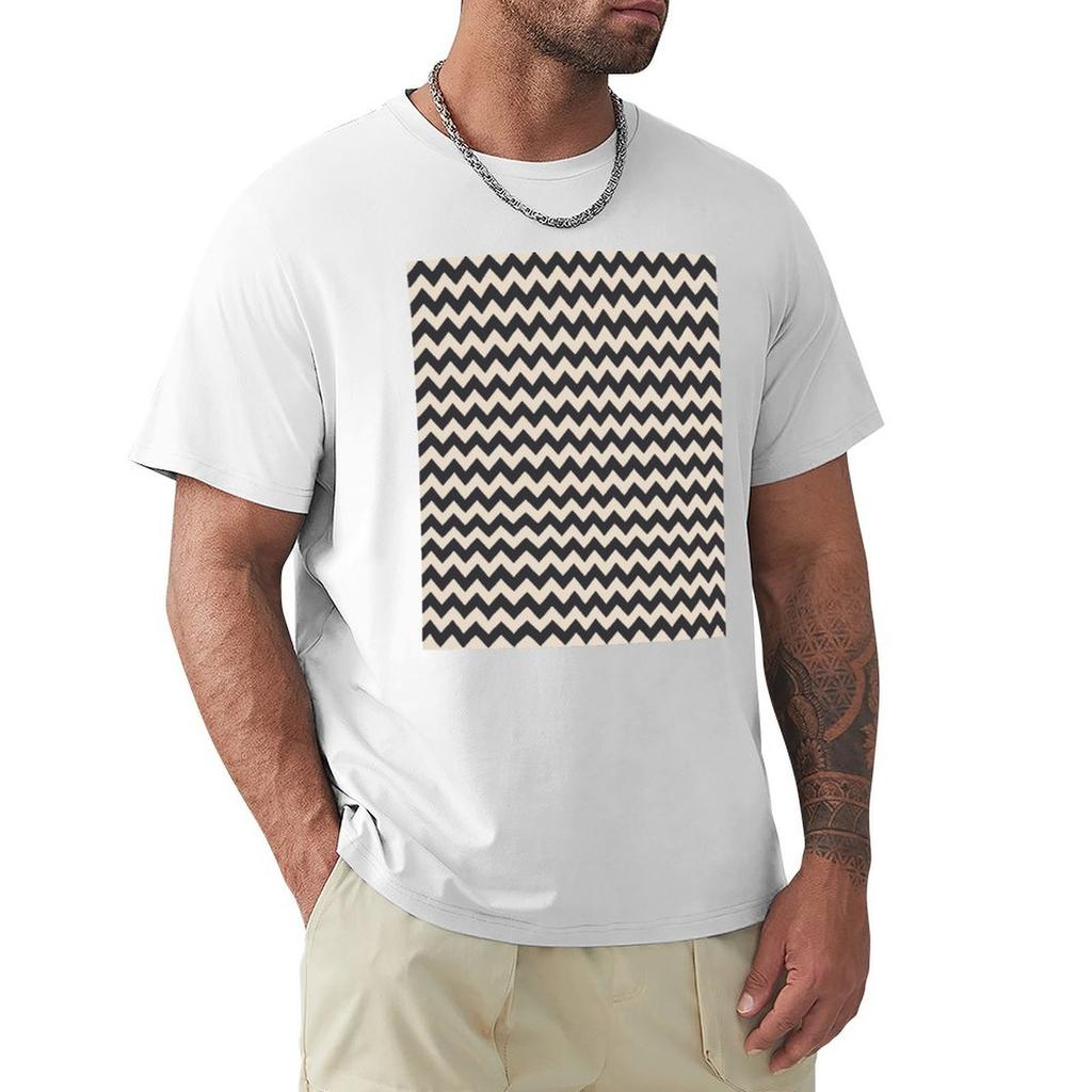 Zigzag Tshirt Basic Solid Color Short Sleeve Tshirt