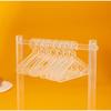 Acrylic Single-layer Earrings Holder Jewelry Display Stand Necklace Jewelry Show Bracket Earring Organizer Stand Durable