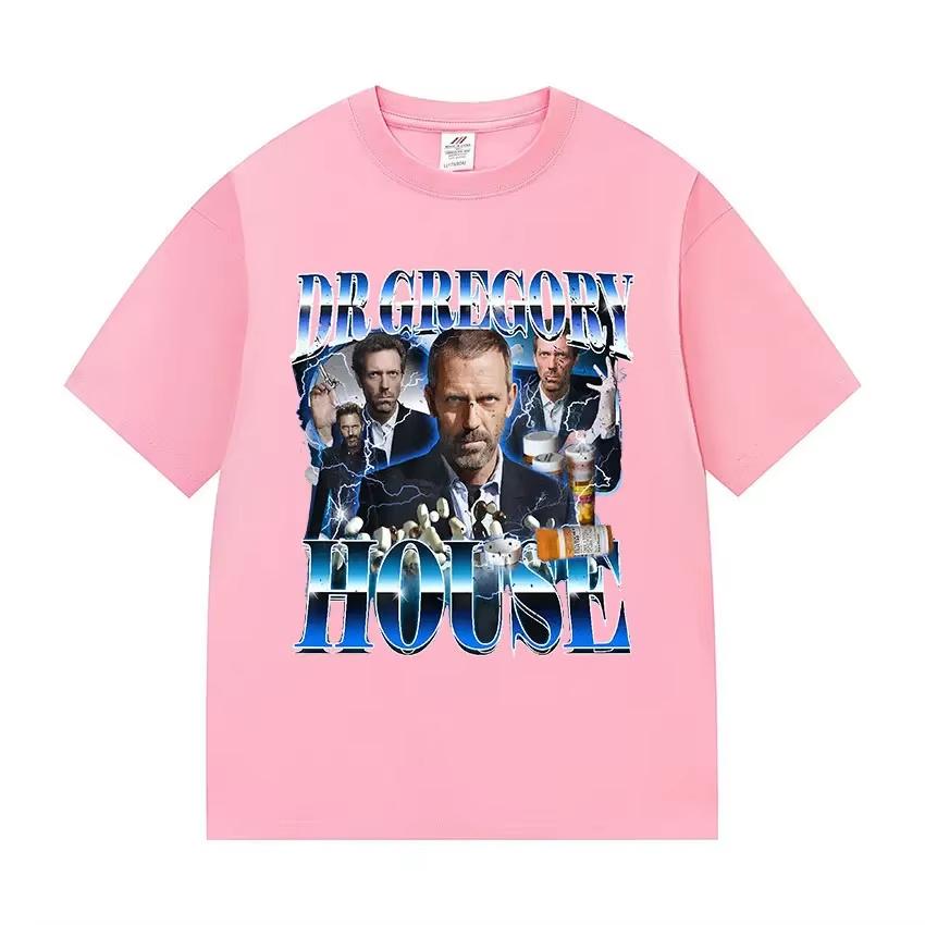 Tričko s vtipným obličejem doktora Gregoryho House pro ženy Unisex Vintage Podzimní móda Extra velká velikost Zimní spodní prádlo