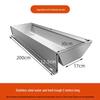 Stainless Steel Piglet Nursery & Fattening Pig Trough - Durable Free-Feeding & Drinking Trough