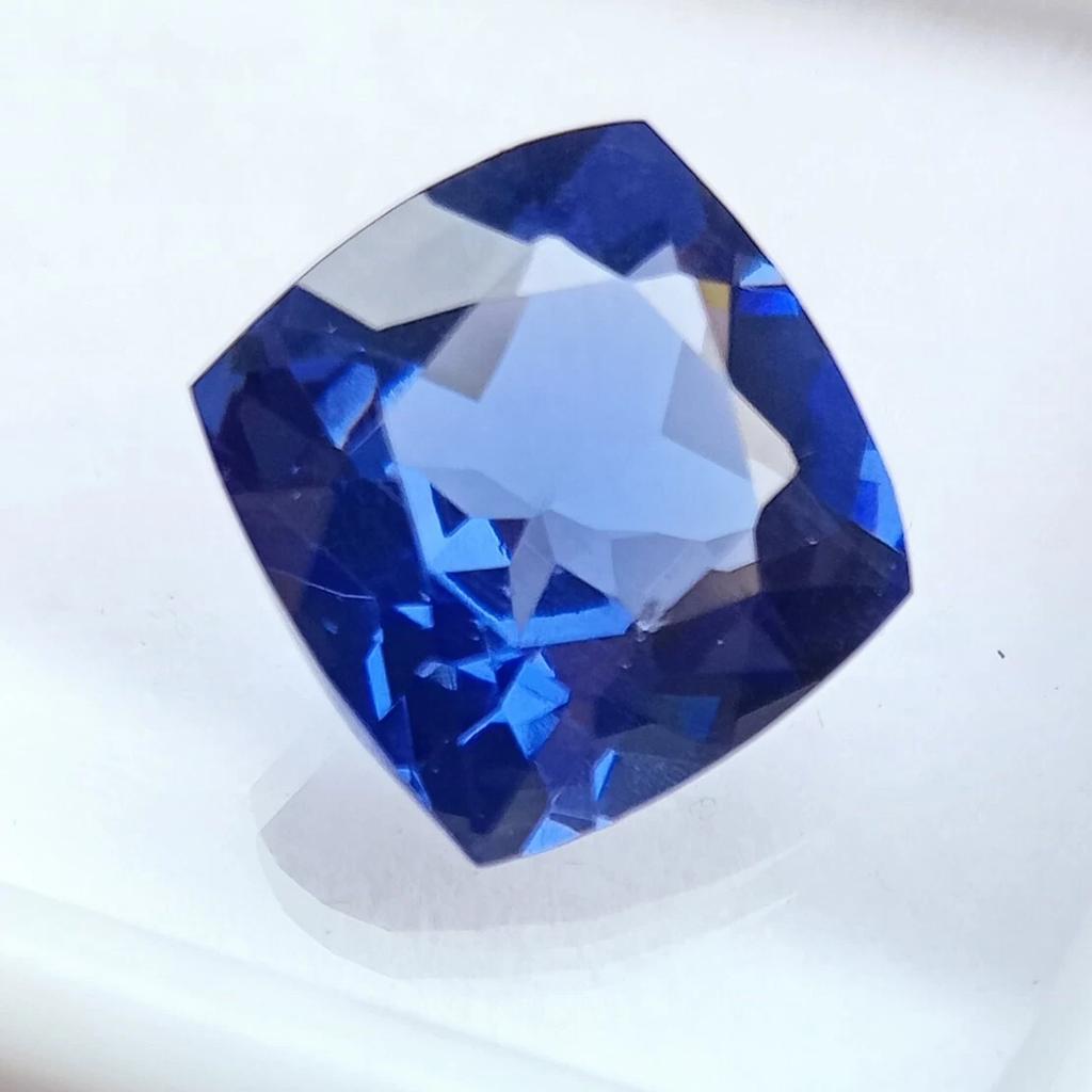 Fabulous Blue Sapphire Natural Cushion Cut 10+ Ct Certified Loose Gemstone