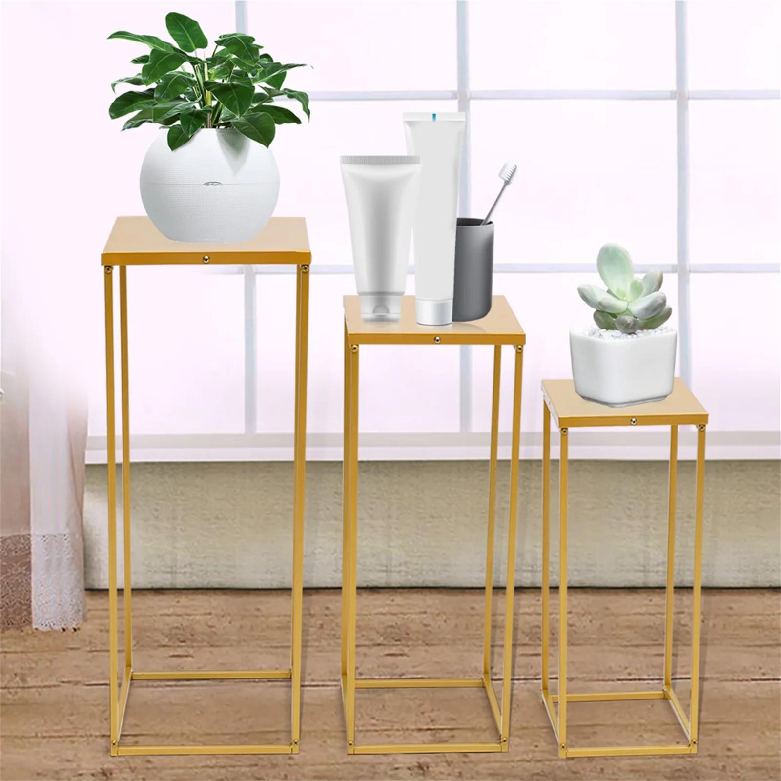 

Bymaocar Металлическая Свадебная Подставка для Цветов Напольная Ваза Колонна Геометрическая Ваза-Центральный Элемент для Настольной Цветочной Композиции, Свадьба и Мероприятие золотой